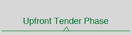 Upfront Tender Phase